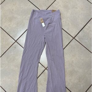 PINK brand new cross over flare bottom yoga pants